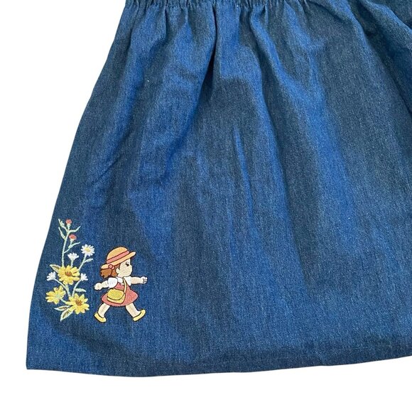 Studio Ghibli My Neighbor Totoro Embroidered Toddler Sweater Dress 3T New - Picture 7 of 9